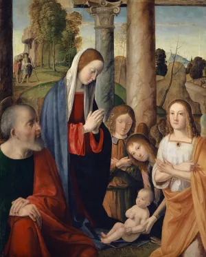 The Nativity of Christ by Marco Palmezzano Oil Painting