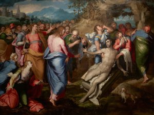 The Resurrection of Lazarus by Marco Pino Oil Painting