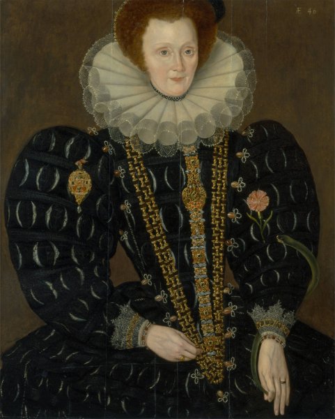 Main Product Photo of A Woman Called Lady Elizabeth Knightley  Painting by Marcus Gheeraerts The Younger