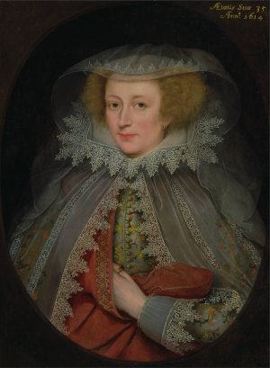 Catherine Killigrew, Lady Jermyn by Marcus Gheeraerts The Younger Oil Painting