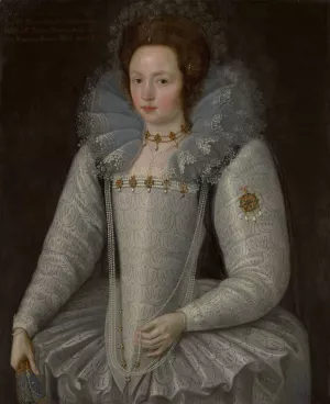 Ellen Maurice by Marcus Gheeraerts The Younger Oil Painting