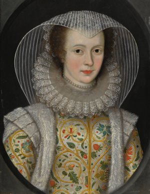 Frances Bell, Lady Dering by Marcus Gheeraerts The Younger Oil Painting