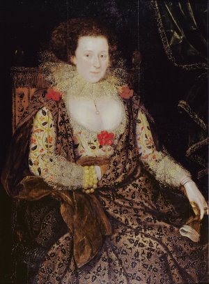 Portrait of a Lady by Marcus Gheeraerts The Younger Oil Painting