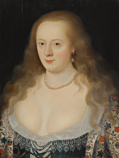 Main Product Photo of Portrait of Frances, Countess of Hertford, Later Countess of Richmond  Painting by Marcus Gheeraerts The Younger