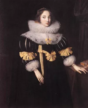 Portrait of Lady Anne Ruhout Oil painting by Marcus Gheeraerts The Younger