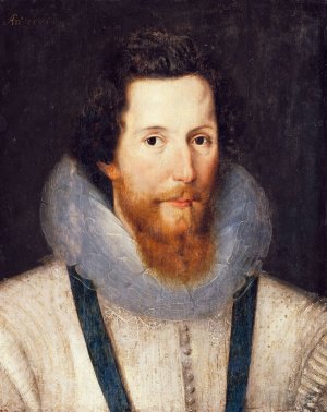 Portrait of Robert Devereux,Second Earl of Essex by Marcus Gheeraerts The Younger Oil Painting