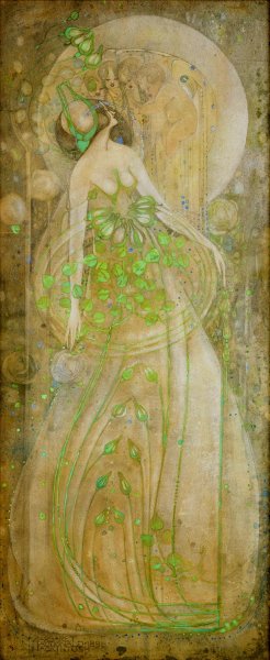 Junirosen by Margaret Macdonald-Mackintosh Oil Painting