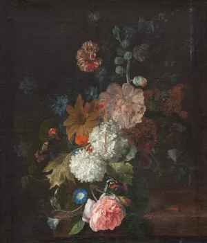 Flowers by Margareta Haverman Oil Painting