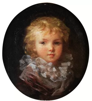 Portrait Of A Child by Marguerite Gerard Oil Painting