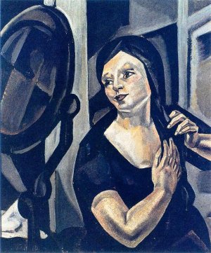 La Toilette Oil painting by Maria Blanchard