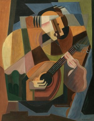 Le Joueur De Luth by Maria Blanchard Oil Painting