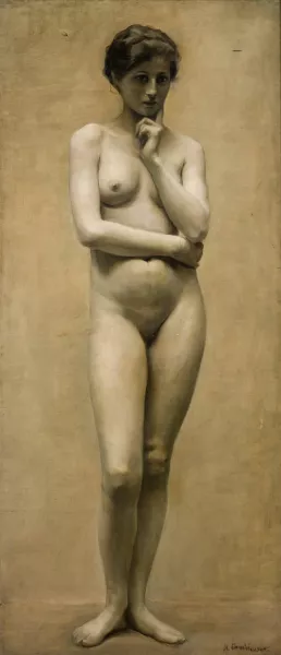 Female Nude Oil painting by Maria Chmielowska