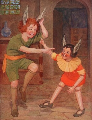 And they laughed, and laughed, and laughed by Maria Louise Kirk Oil Painting