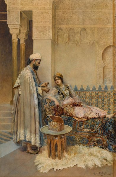 The Gift  by Maria Martinetti - Hand-Painted Oil Painting Reproduction