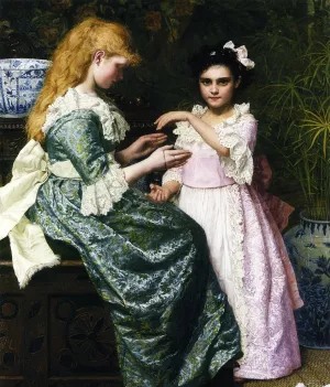 Cat's Cradle Oil painting by Maria Matilda Brooks