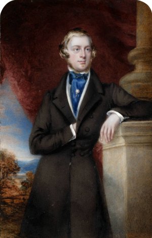 Frederick Acclom Milbank, 1st Baronet by Maria Mosely Oil Painting