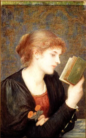 Love Sonnets by Maria Spartali Stillman - Oil Painting Reproduction