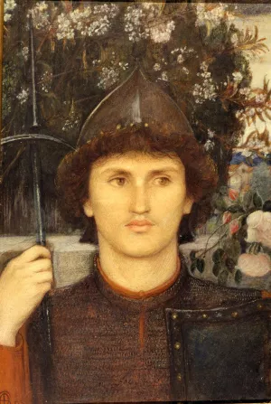 St. George by Maria Spartali Stillman - Oil Painting Reproduction
