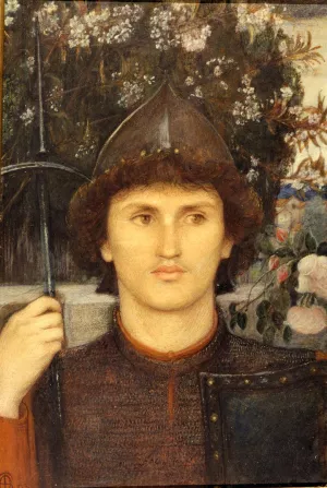 St. George by Maria Spartali Stillman Oil Painting