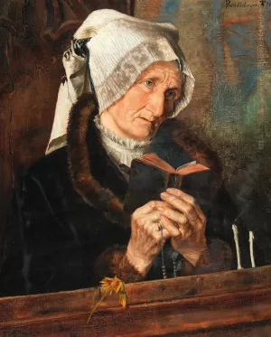 Im Gebet by Marianne Stokes Oil Painting