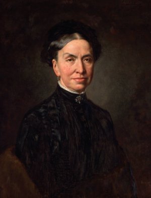 Freifrau Therese Purtscher von Eschenburg by Marianne Von Eschenburg Oil Painting