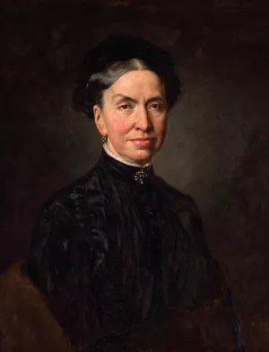 Freifrau Therese Purtscher von Eschenburg by Marianne Von Eschenburg Oil Painting