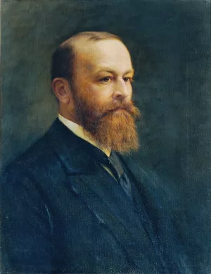 Professor Alexander Kolisko by Marianne Von Eschenburg Oil Painting