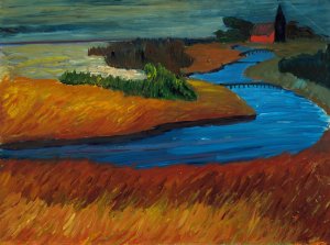 Prerowstrom by Marianne Von Werefkin Oil Painting