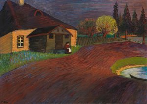 Souvenir by Marianne Von Werefkin Oil Painting