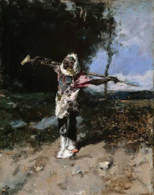 African Chief Oil painting by Mariano Fortuny Marsal