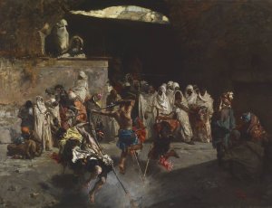 Arab Fantasia by Mariano Fortuny Marsal Oil Painting