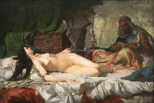 The Odalisque by Mariano Fortuny Marsal Oil Painting