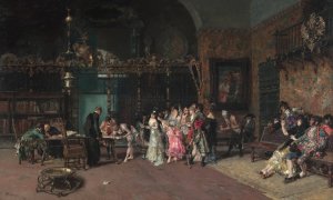 The Spanish Wedding by Mariano Fortuny Marsal Oil Painting