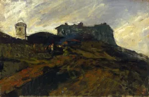 A House on the Spanish Countryside Oil painting by Mariano Jose Ma Fortuny y Carbo