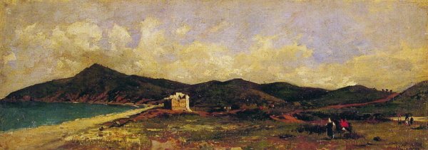 Main Product Photo of A Summer Day, Morocco Painting by Mariano Jose Ma Fortuny y Carbo