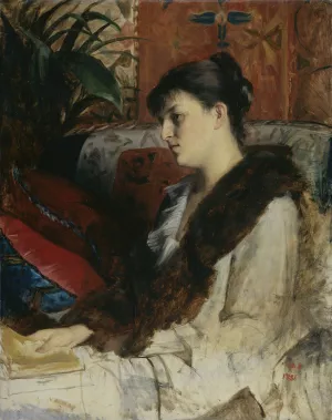 The Artist's Sister-in-law by Marie Bashkirtseff Oil Painting