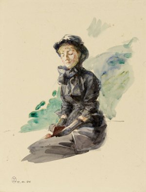 Femme assise by Marie Bracquemond Oil Painting