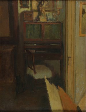 Sa chambre by Marie-Charles Dulac Oil Painting