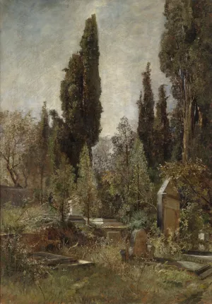 Alter Friedhof by Marie Egner Oil Painting