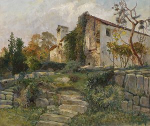Altes Gemauer by Marie Egner Oil Painting