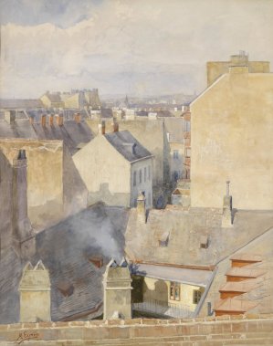 Blick aus dem Atelier Klagbaumgasse Wien by Marie Egner Oil Painting
