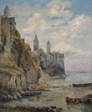 Motiv von der Insel Rab by Marie Egner Oil Painting