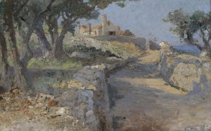 Partie bei Fiume by Marie Egner Oil Painting