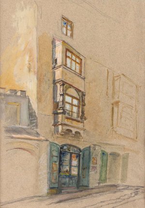 Patrizierhaus in Wien by Marie Egner Oil Painting