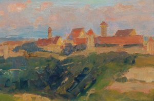 Rothenburg ob der Tauber by Marie Egner Oil Painting