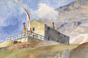 Schutzhaus am Grosglockner by Marie Egner Oil Painting