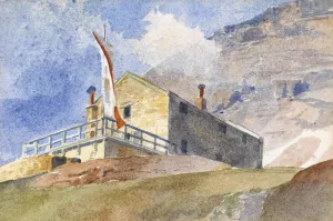 Schutzhaus am Grosglockner by Marie Egner Oil Painting
