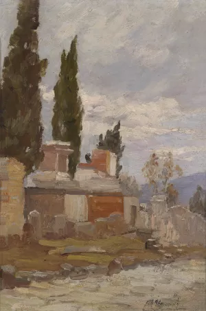 Sudliche Landschaft by Marie Egner Oil Painting