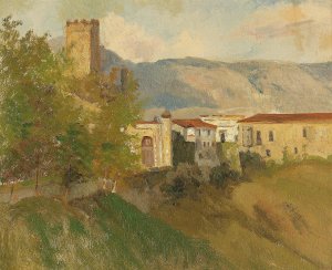 Sudliche Landschaft by Marie Egner Oil Painting