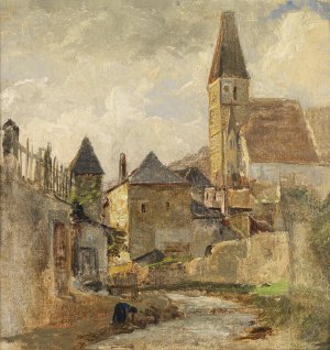 Weisenkirchen in der Wachau by Marie Egner Oil Painting